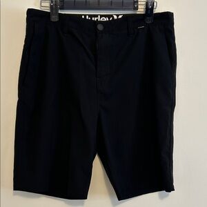 Hurley Men's Classic Black Flat Front Shorts